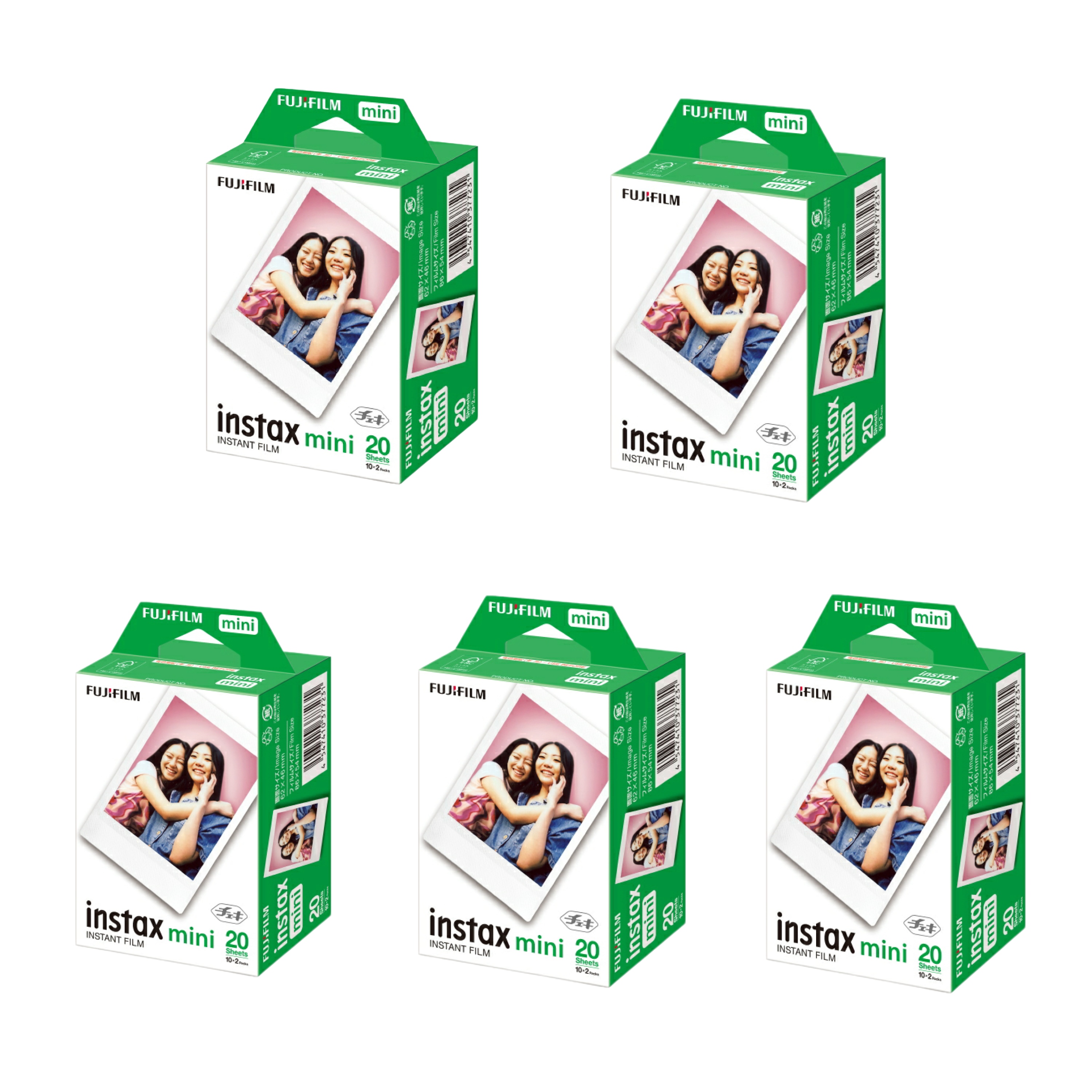 instax mini JP2 (20枚)　5個(100枚)セット