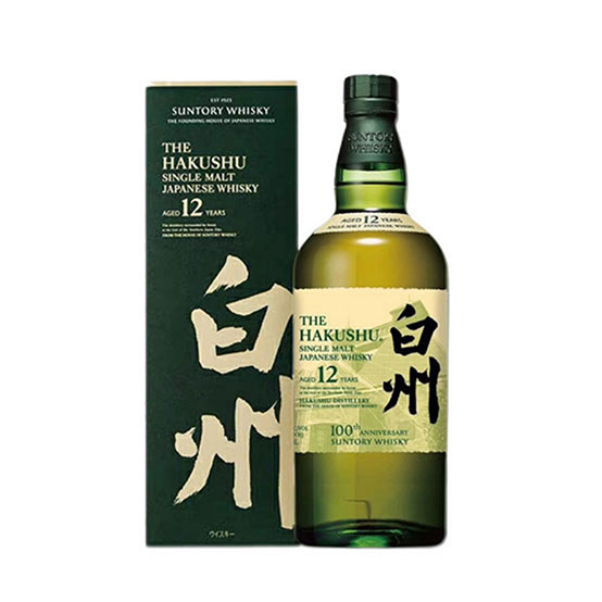 白州12年 100th 43％ 700ml 化粧箱付き
