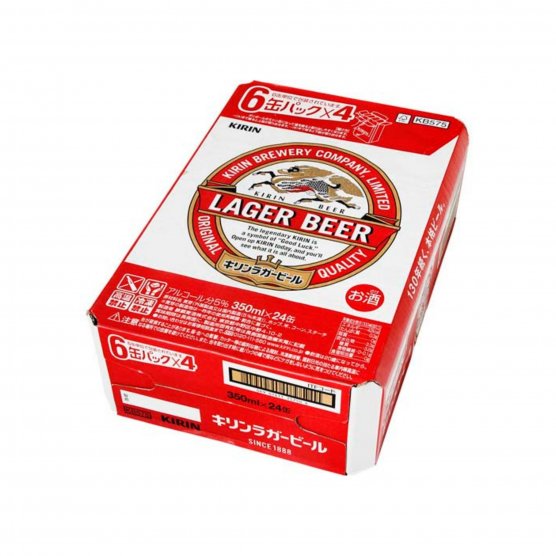 キリン ラガー 5% 350ml×24本